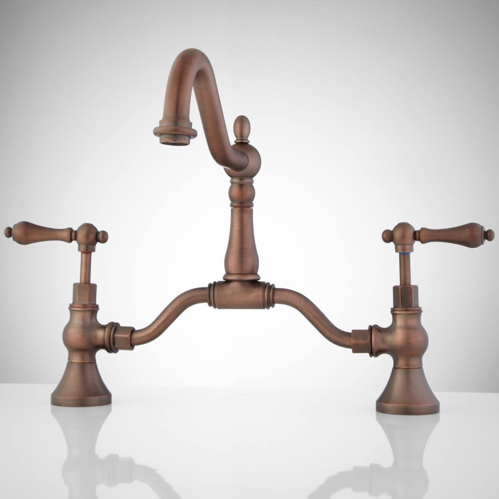 Bridge Lavatory Faucet w/ Lever Handles